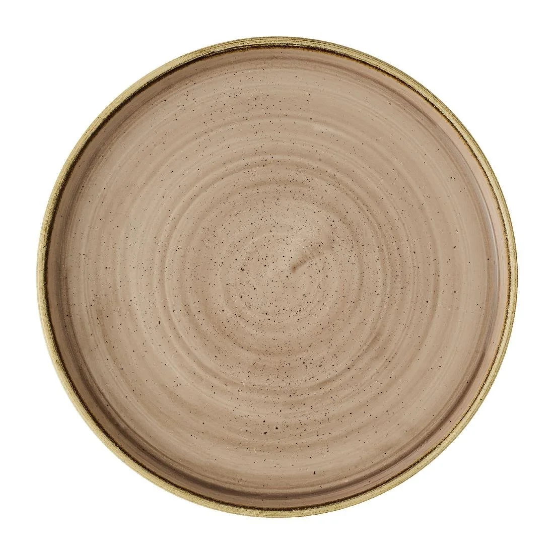 Churchill Stonecast Truffle Walled Plates 210mm (6 Pack) - Image 1