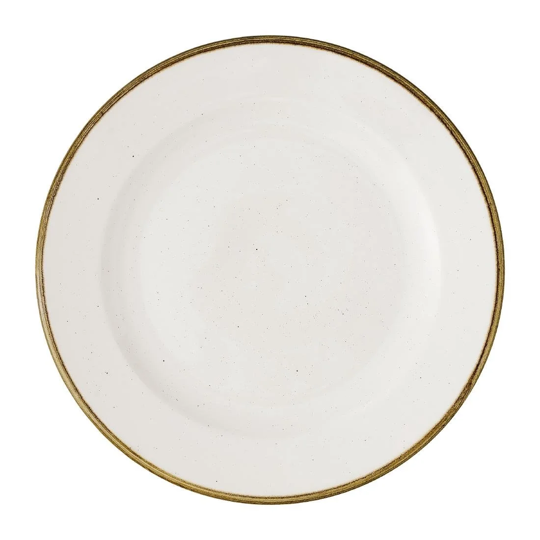 Churchill Stonecast Barley White Profile Plates 229mm (12 Pack) - Image 1