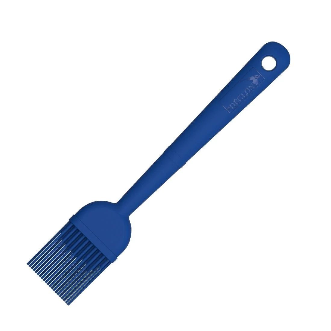 Deglon Stop Glisse Half Maryse Blue Heat Resistant Spatula 250mm - Image 1
