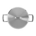 Samuel Groves Urban Stainless Steel Tri-Ply Chefs Pan with Lid 30cm - Image 9