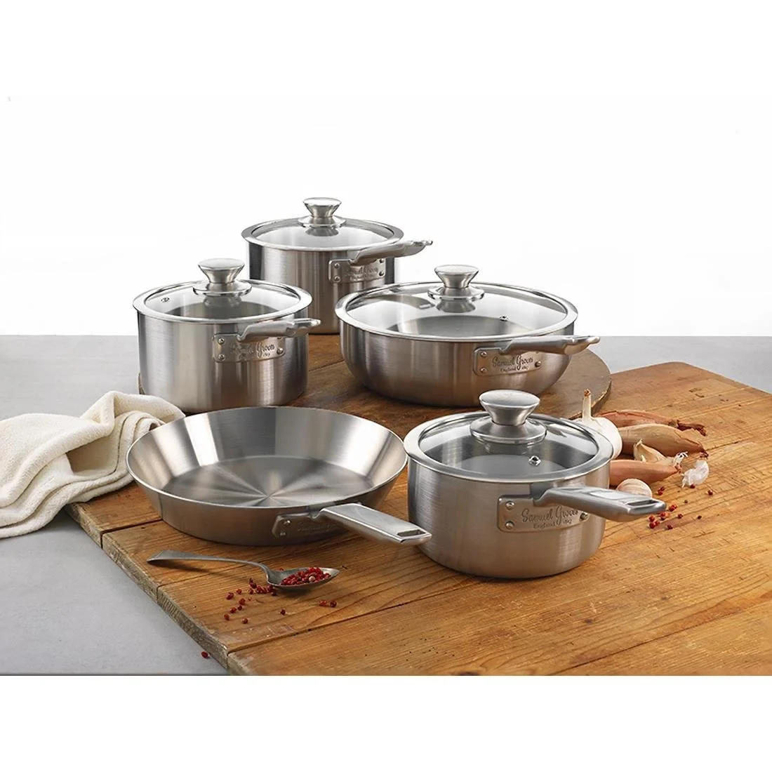 Samuel Groves Stainless Steel Frying pan 26cm - Image 5