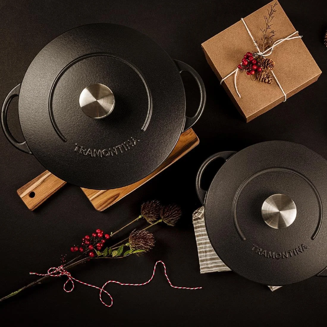 Tramontina Enamel Cast Iron Casserole Dish 311mm - Image 5