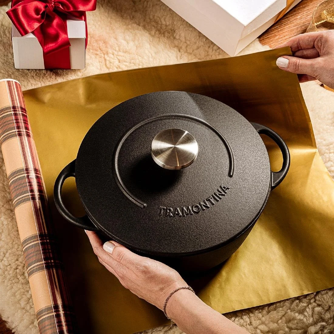 Tramontina Enamel Cast Iron Casserole Dish 311mm - Image 6