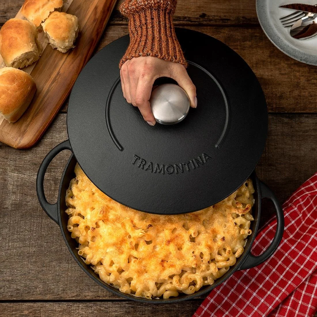 Tramontina Enamel Cast Iron Casserole Dish 311mm - Image 7