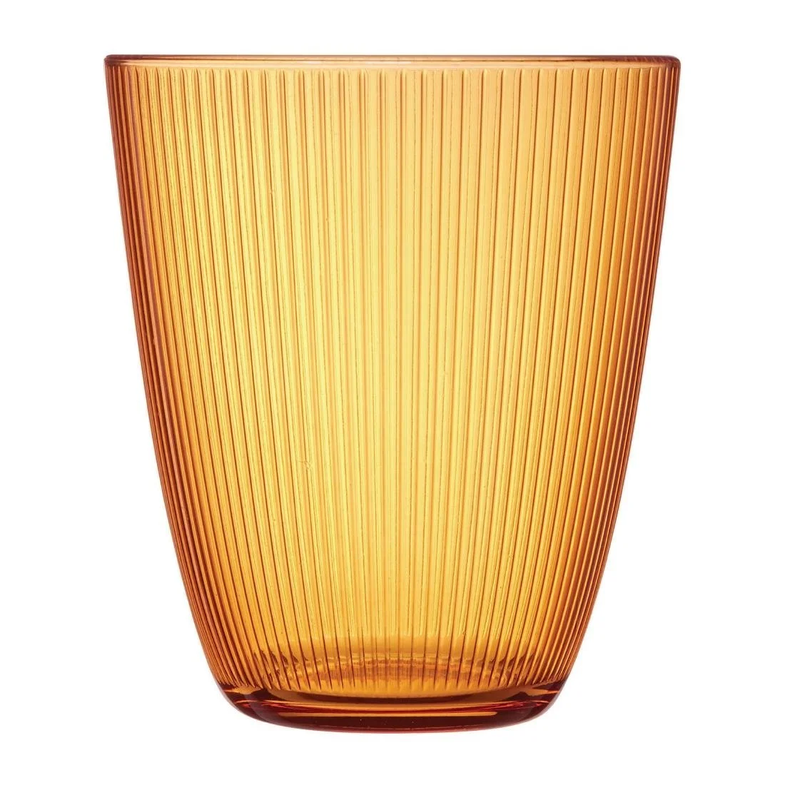 Luminarc Concepto Stripy Amber Tumblers 320ml (24 Pack) - Image 1
