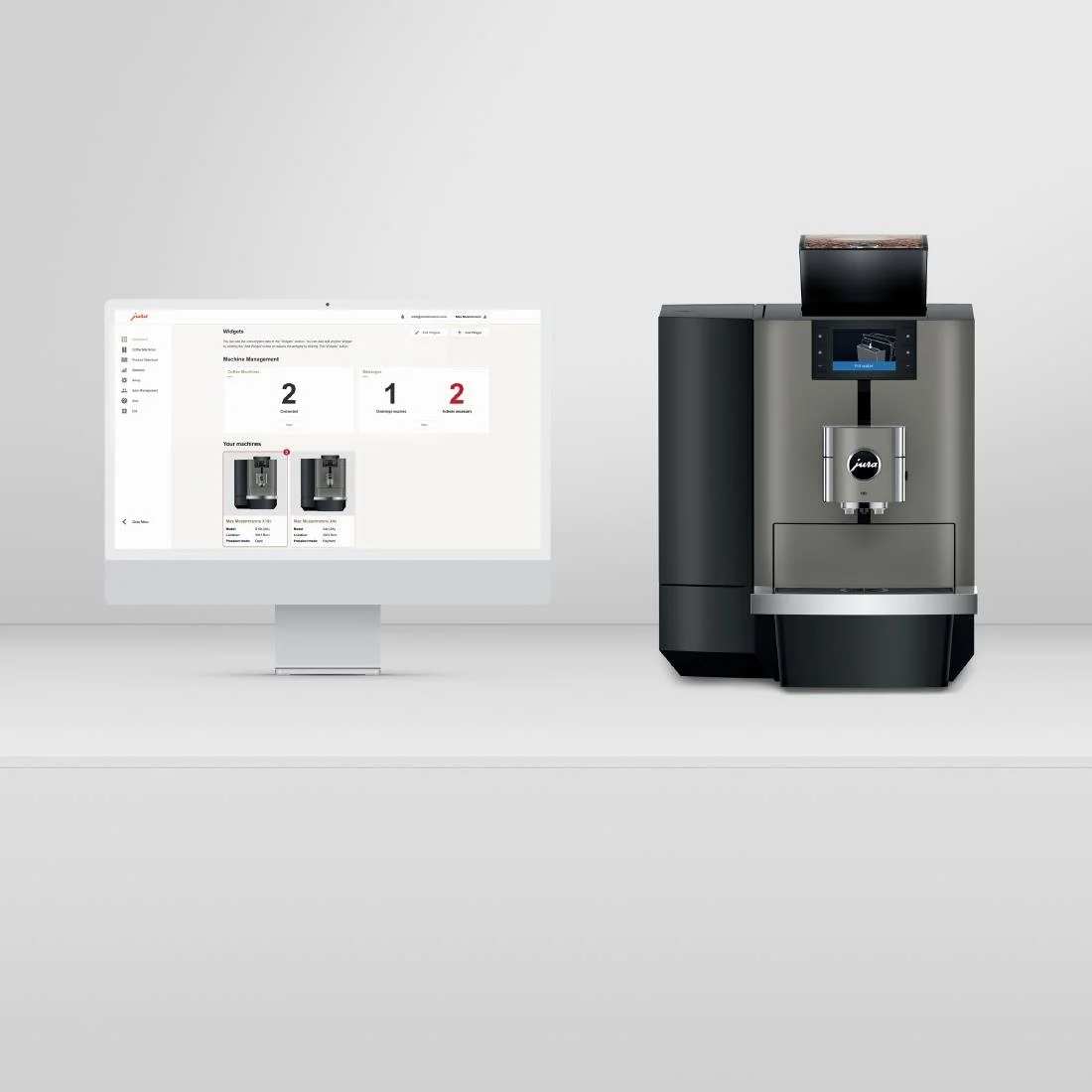 JURA Coffee Machine X10C Dark Inox - Image 3