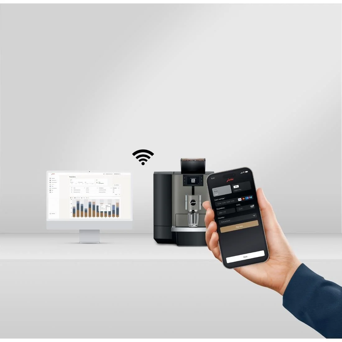 JURA Coffee Machine X10C Dark Inox - Image 4