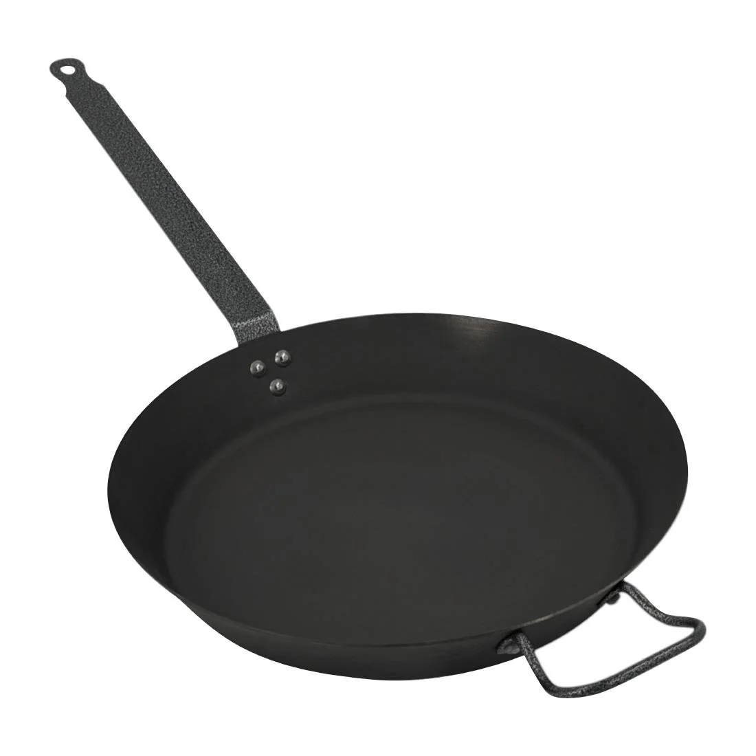 Samuel Groves Professional Seasoned Carbon Steel Frying Pan 30cm - Image 1