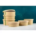 Vegware Round Paper Lid Kraft 150-Series (Pack 300) - Image 2