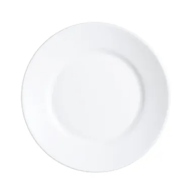 Arcoroc Opal Restaurant Wide Rim Plates 235mm (6 Pack)