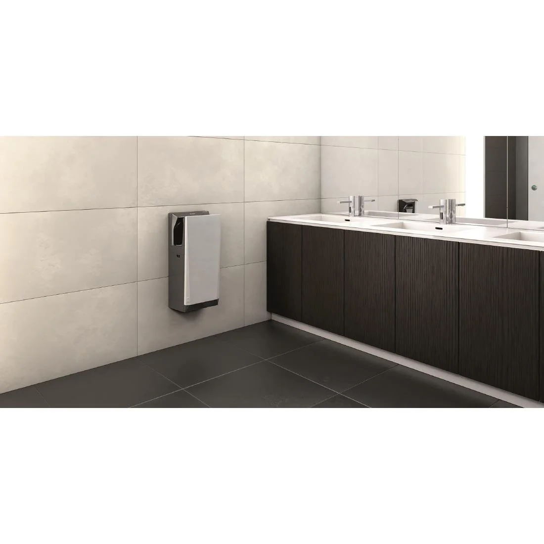 Mitsubishi Jet Towel Wave i01 Slim Unheated Hand Dryer White - Image 3