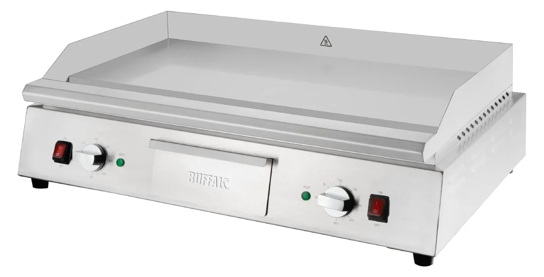 Buffalo Dual Zone Chrome Plated Griddle 790mm - Image 3