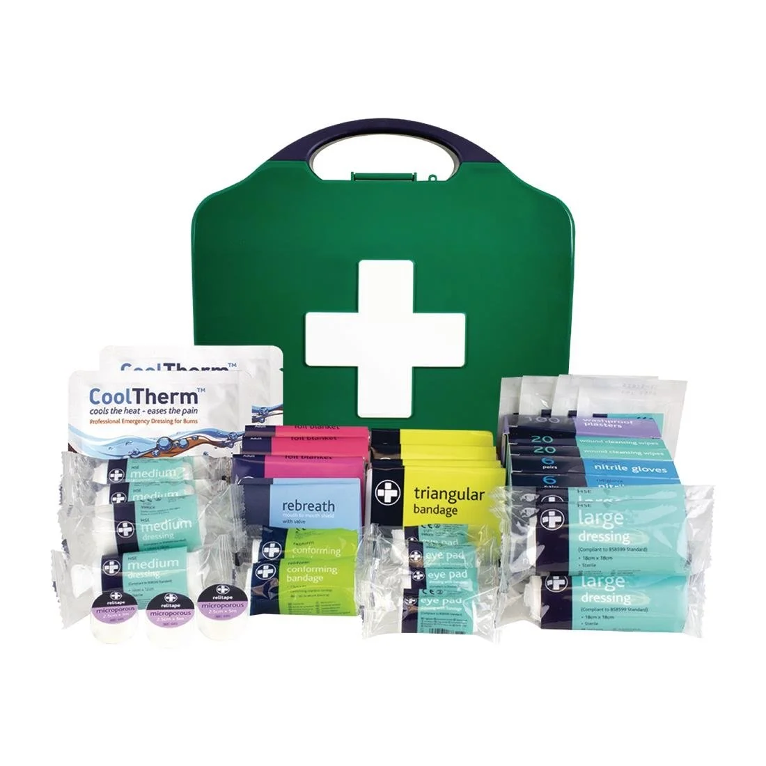 Reliance Medical Large Workplace First Aid Kit Green - Image 1