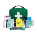 HSE 10 Person First Aid Kit with Small Aura3 Box Green - Image 1