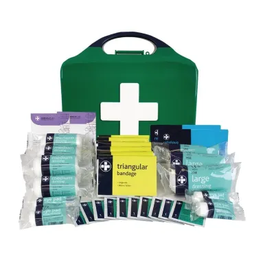 HSE 20 Person First Aid Kit with Medium Aura3 Box Green