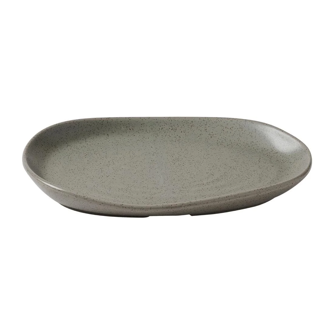 Churchill Stonecast Natural Organic Platters Peppercorn Grey 260x200mm (6 Pack) - Image 2