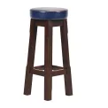 Everyday Wessex Dark Walnut High Stool with Bison Midnight Seat (2 Pack) - Image 2
