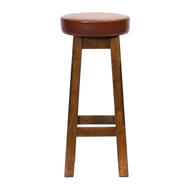 Everyday Wessex Vintage High Stool with Bison Espresso Seat (2 Pack)