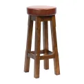 Everyday Wessex Vintage High Stool with Bison Espresso Seat (2 Pack) - Image 2
