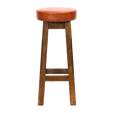 Everyday Wessex Vintage High Stool with Bison Tan Seat (2 Pack)