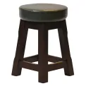 Everyday Wessex Dark Walnut Low Stool with Bison Cedar Seat (2 Pack) - Image 2