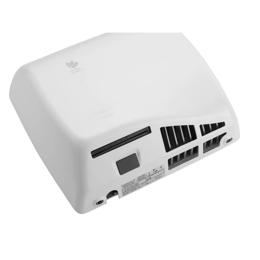 Dryflow EcoSlim HEPA Hand Dryer with Ioniser White DFES01W - Image 3