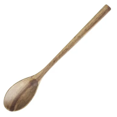 Olympia Miso Acacia Wood Ramen and Pho Spoon - 240mm (Box 6)