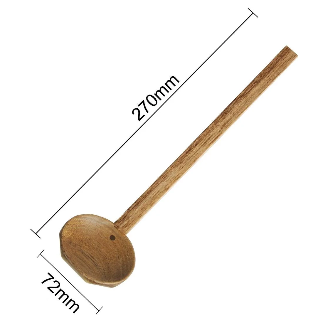 Olympia Miso Acacia Wood Ramen and Pho Ladle - 270mm (Box 6) - Image 4