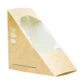 Vegware Deepfill Sandwich Wedges Kraft 75mm (500 Pack) - Image 3