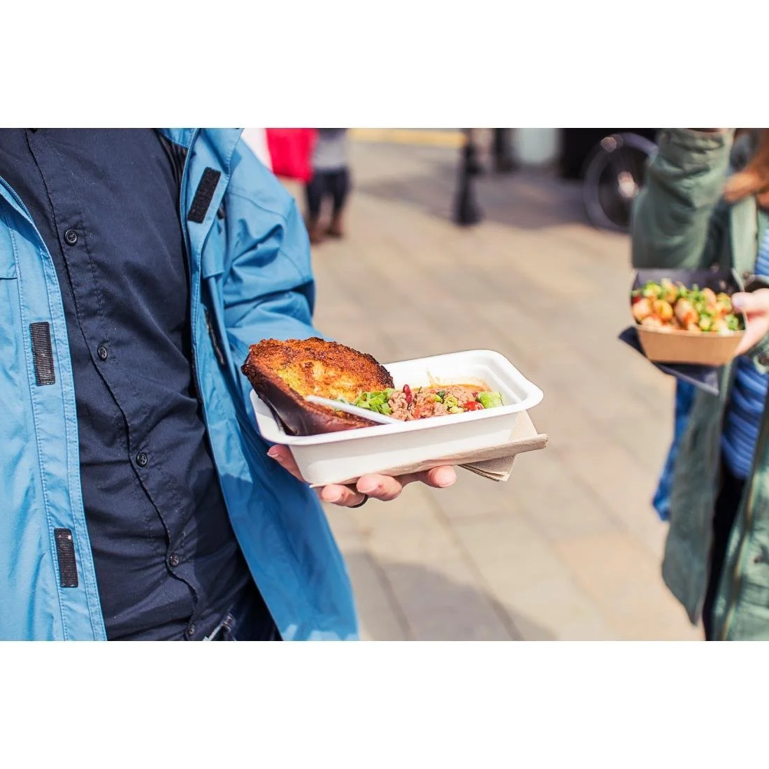 Vegware Gourmet Bagasse Bases Size 3 360ml (600 Pack) - Image 2