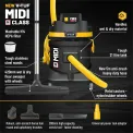 V-TUF MIDI H-Class Industrial Dust Extraction Vacuum Cleaner 21Ltr - Image 4