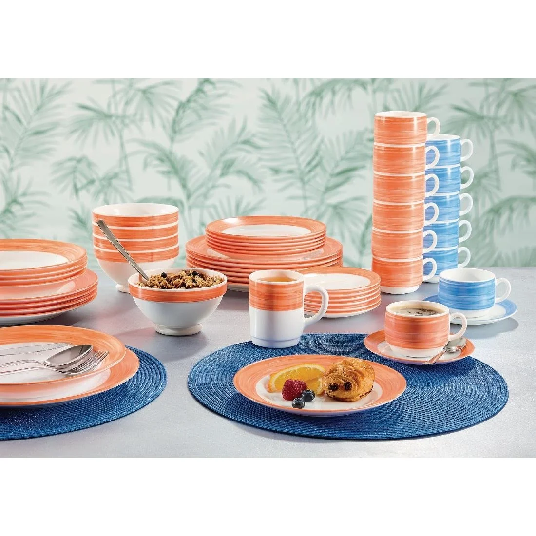 Arcoroc Brush Mugs Orange 250ml (36 Pack) - Image 2