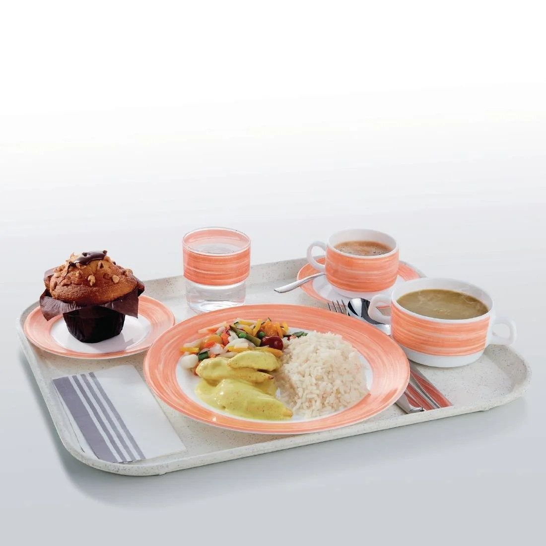 Arcoroc Brush Mugs Orange 250ml (36 Pack) - Image 4