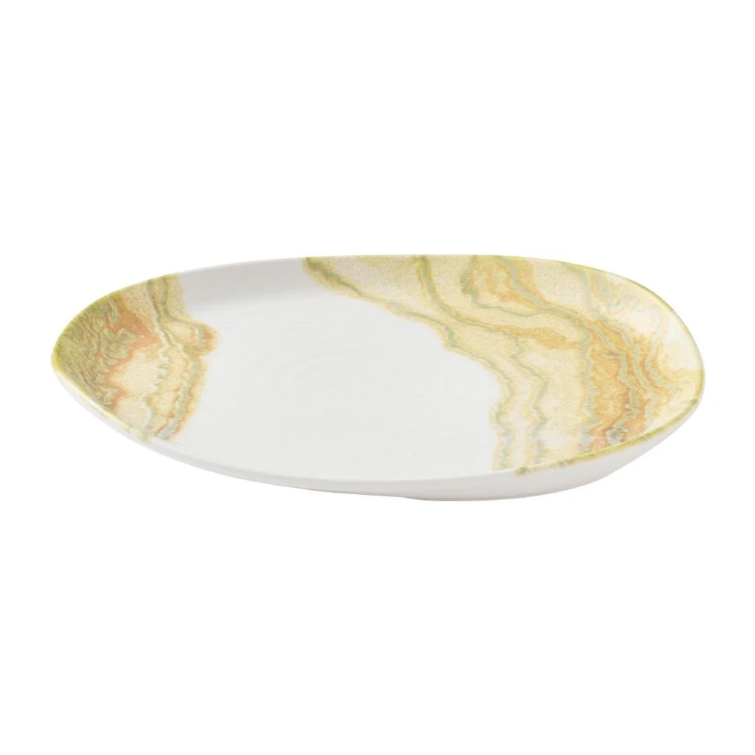 Churchill Tide Organic Platters Gold 260x200mm (6 Pack) - Image 2