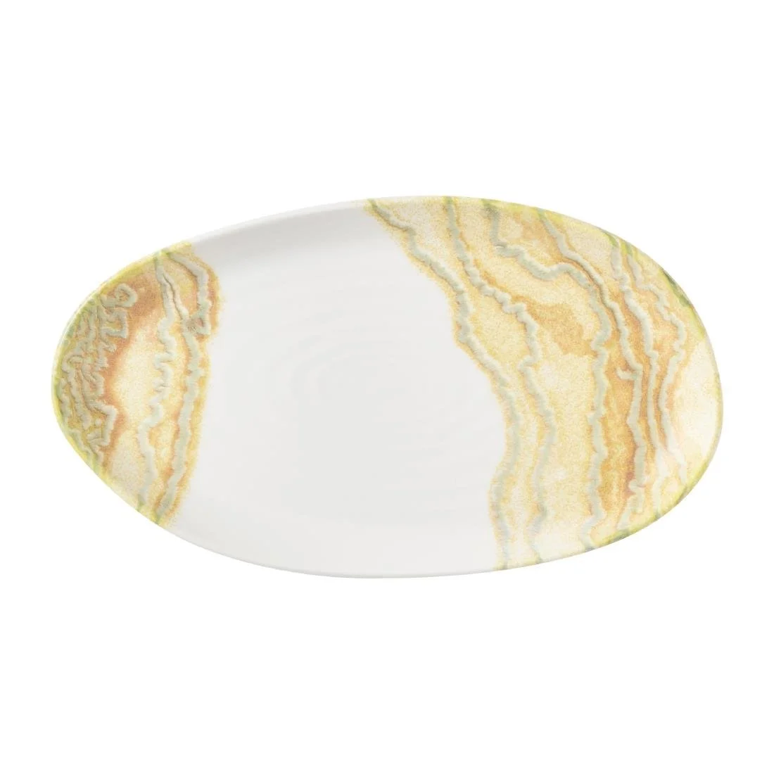 Churchill Gold Natural Organic Platters 260x150mm (6 Pack) - Image 1