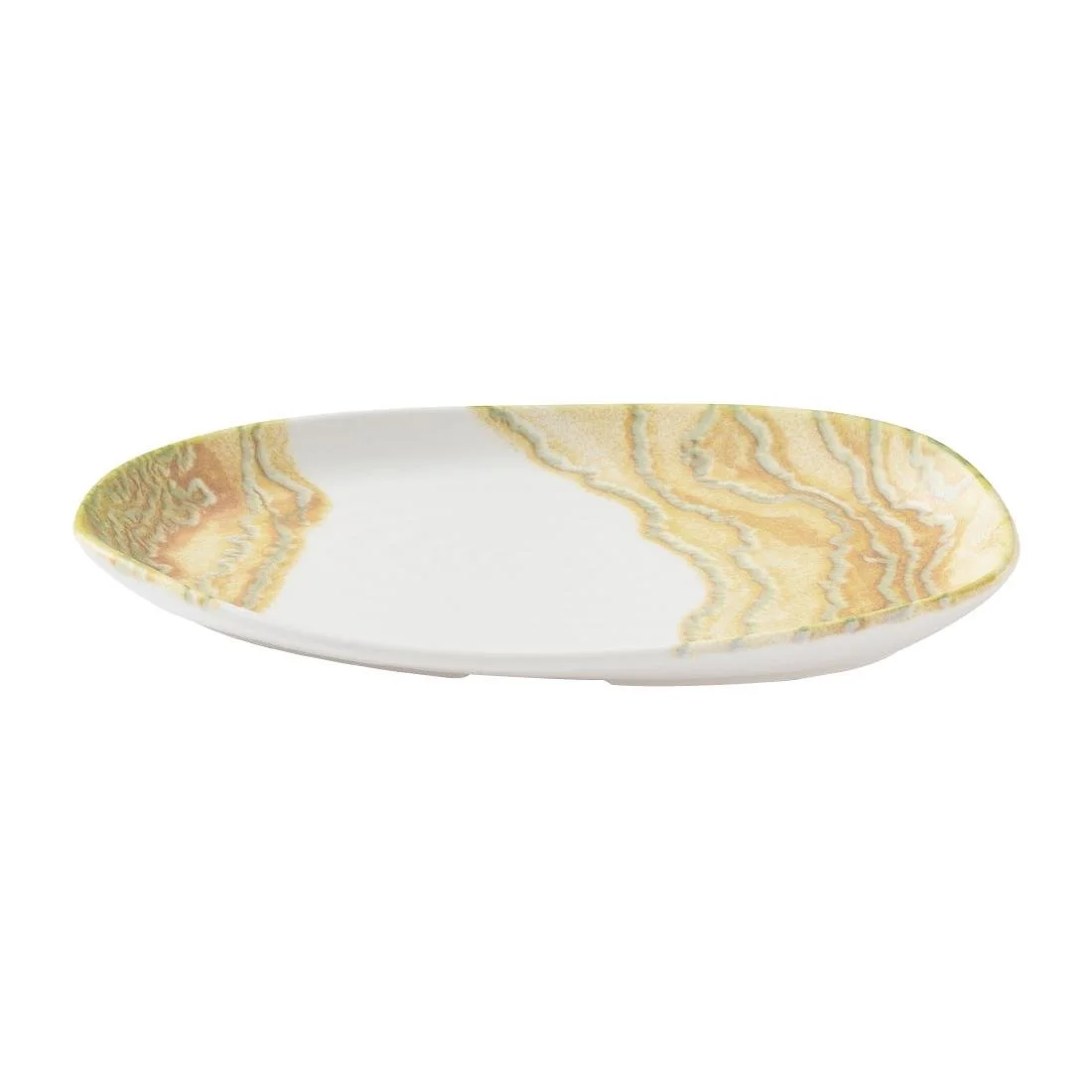 Churchill Tide Organic Platters Gold 220x130mm (6 Pack) - Image 2
