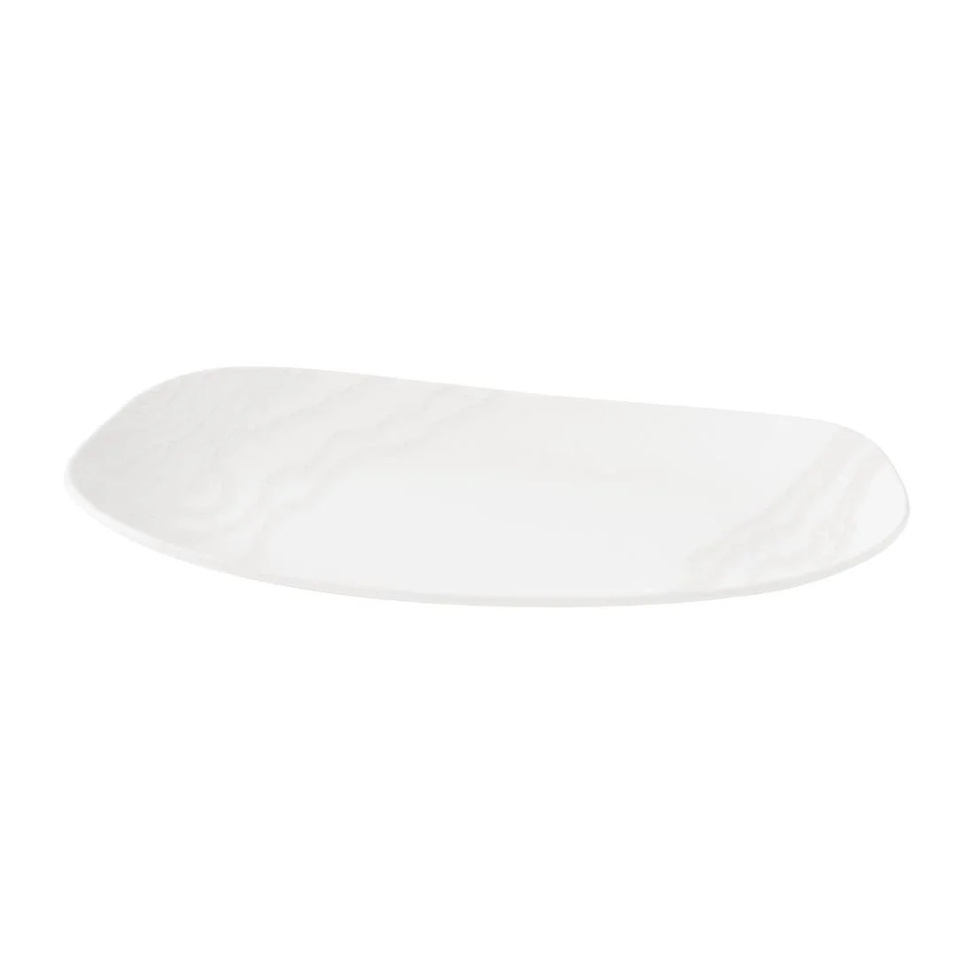Churchill Tide Organic Oblong Plates White Opal 350x185mm (6 Pack) - Image 2
