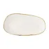 Churchill Stonecast Opal Oblong Plates Barley White 350x185mm (6 Pack)