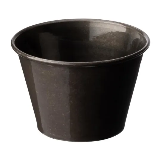 Utopia Vintage Steel Ramekins Black 70ml (24 Pack)