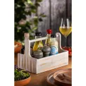Utopia Large Wooden Table Caddy White (2 Pack) - Image 2