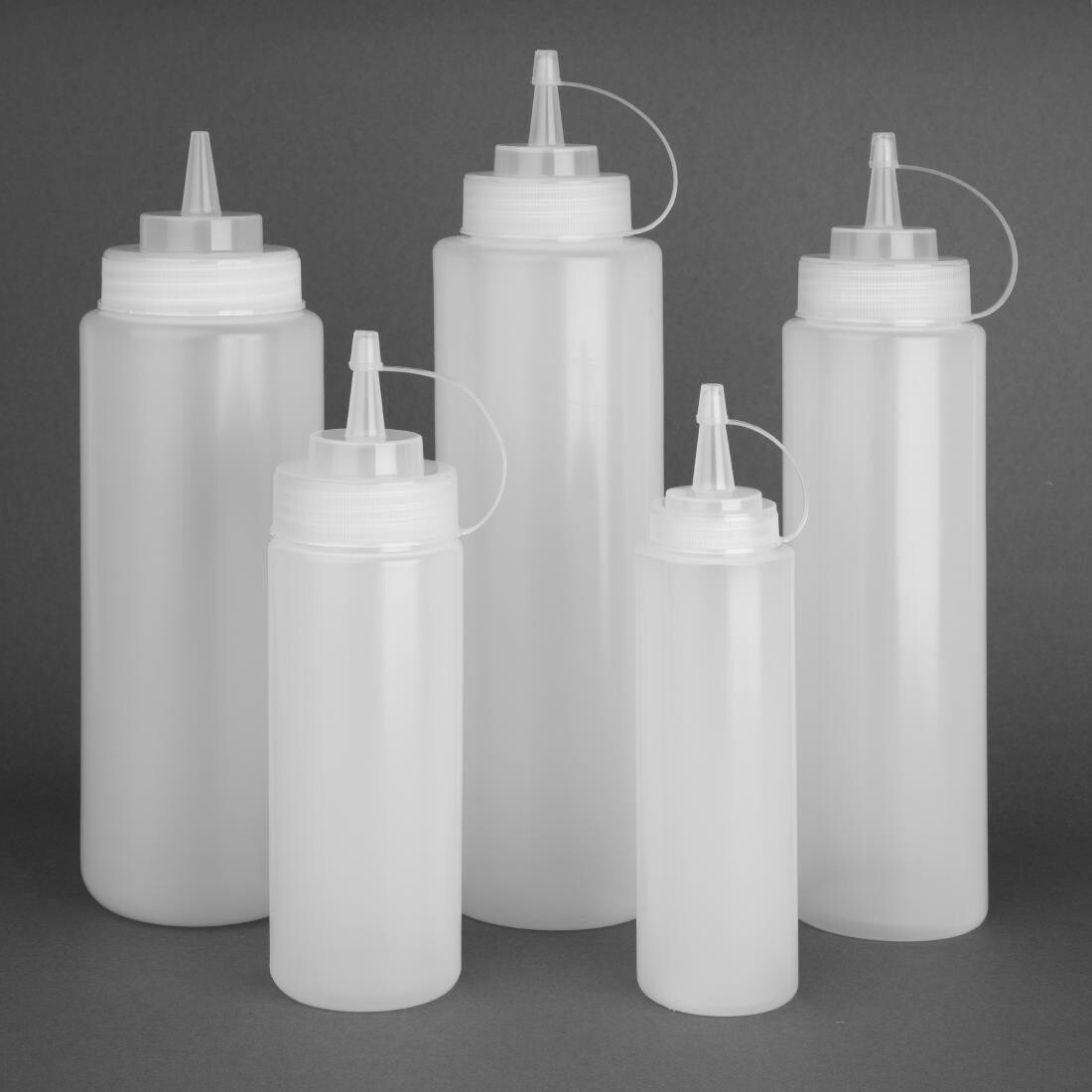 Vogue Clear Squeeze Sauce Bottle 8oz