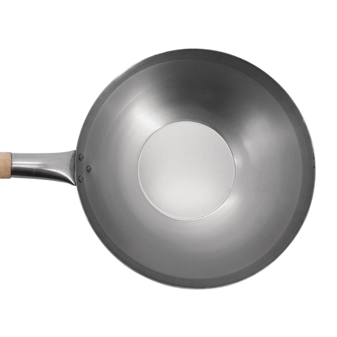 Vogue Mild Steel Wok Flat Base 330mm