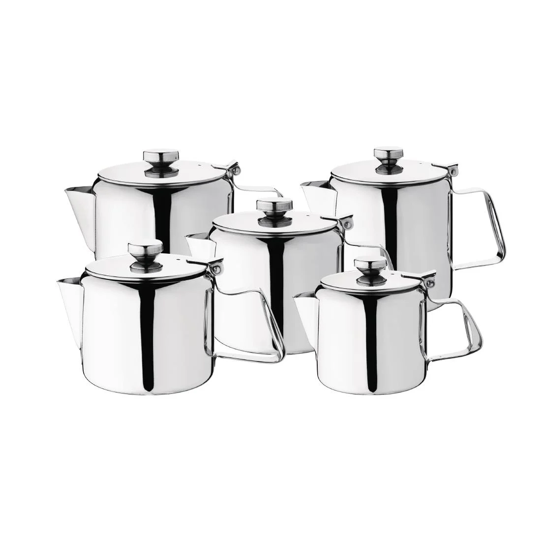 Olympia Concorde Teapot Stainless Steel 20oz