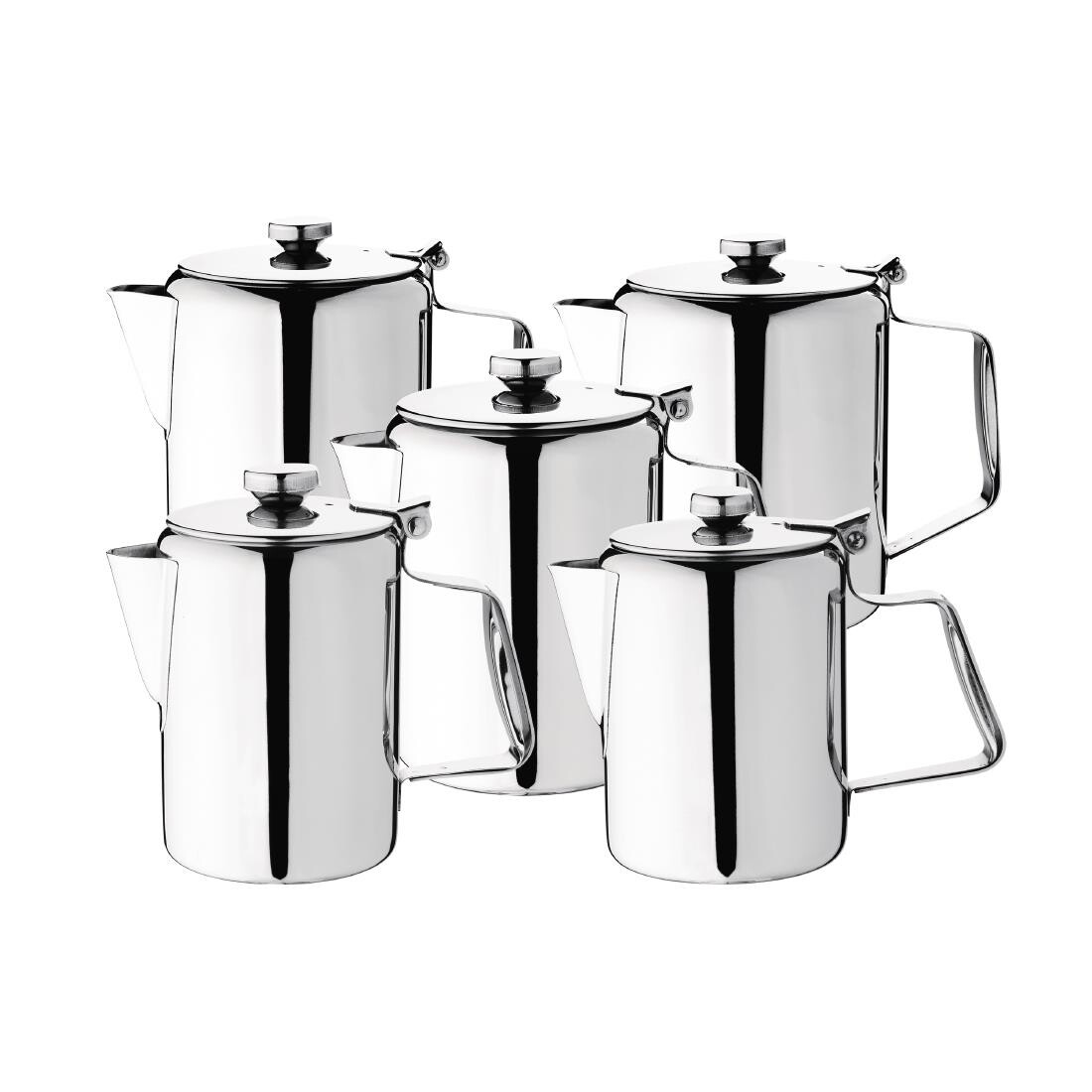 Olympia Concorde Coffee Pot Stainless Steel 16oz