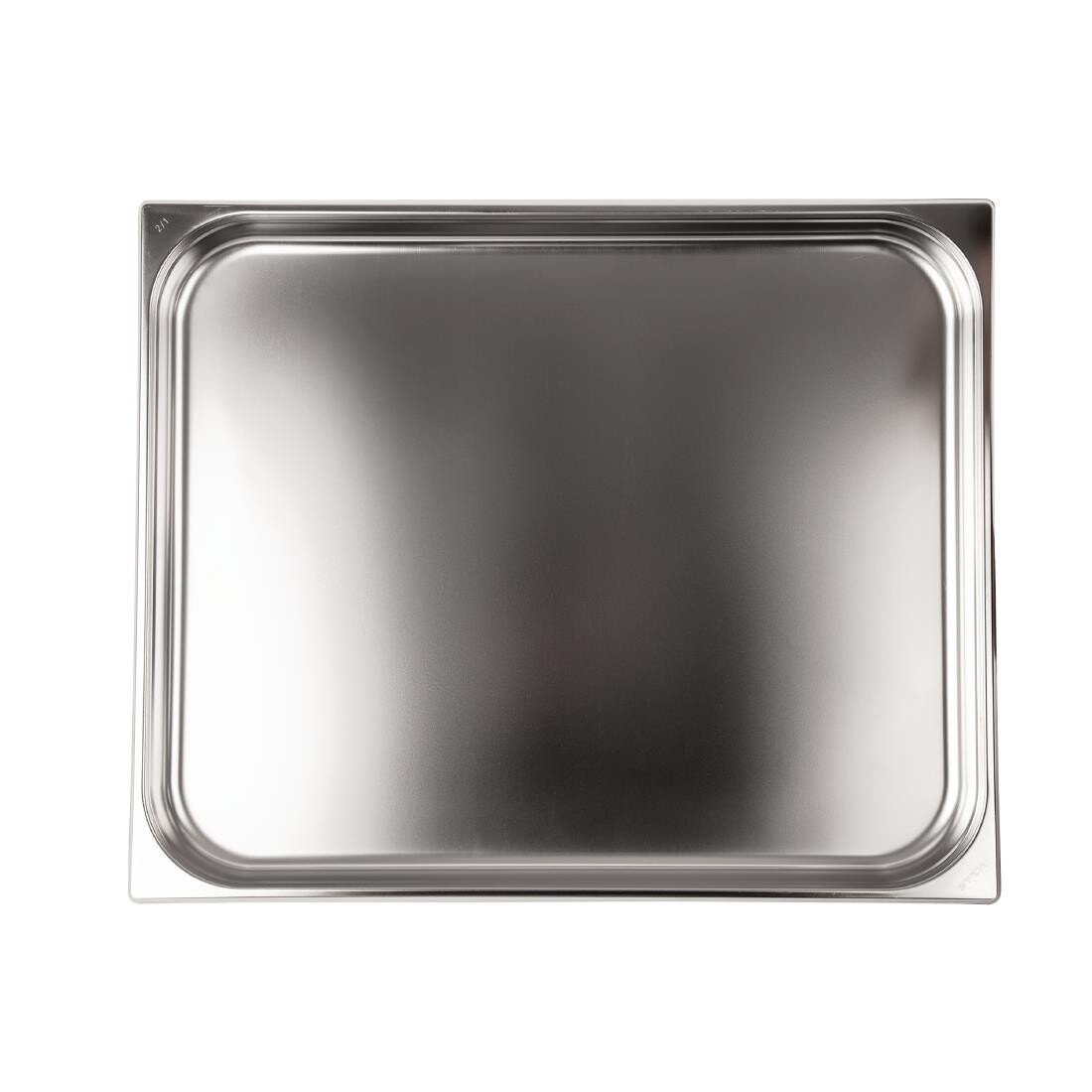 Vogue Stainless Steel 2/1 Double Size Gastronorm Pan 40mm