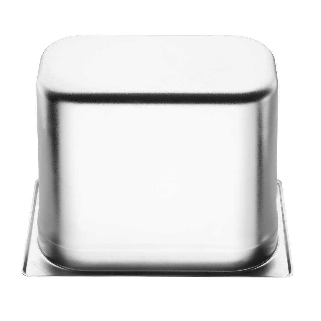 Vogue Stainless Steel 1/4 Gastronorm Pan 200mm