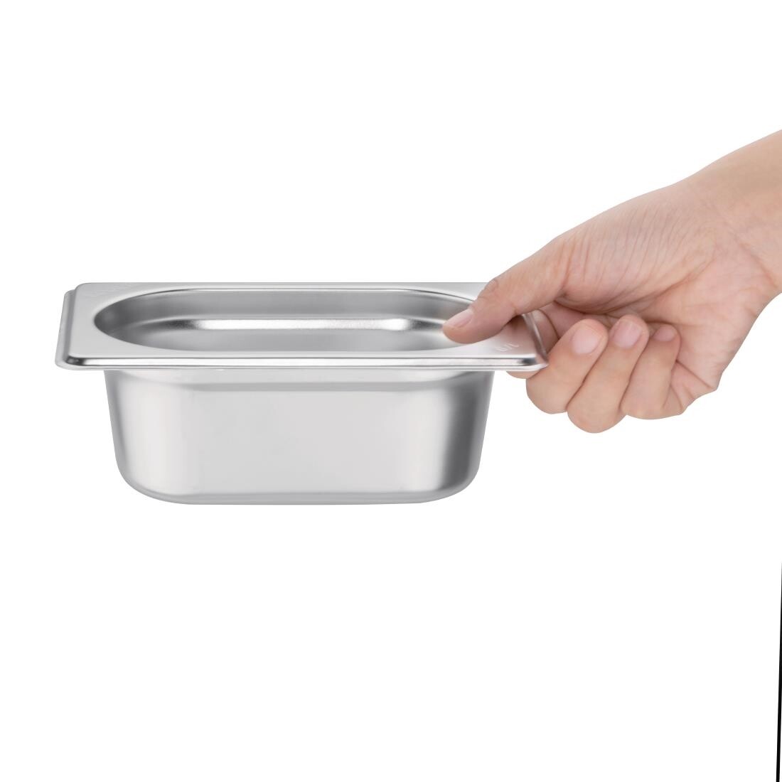 Vogue Stainless Steel 1/9 Gastronorm Pan 65mm