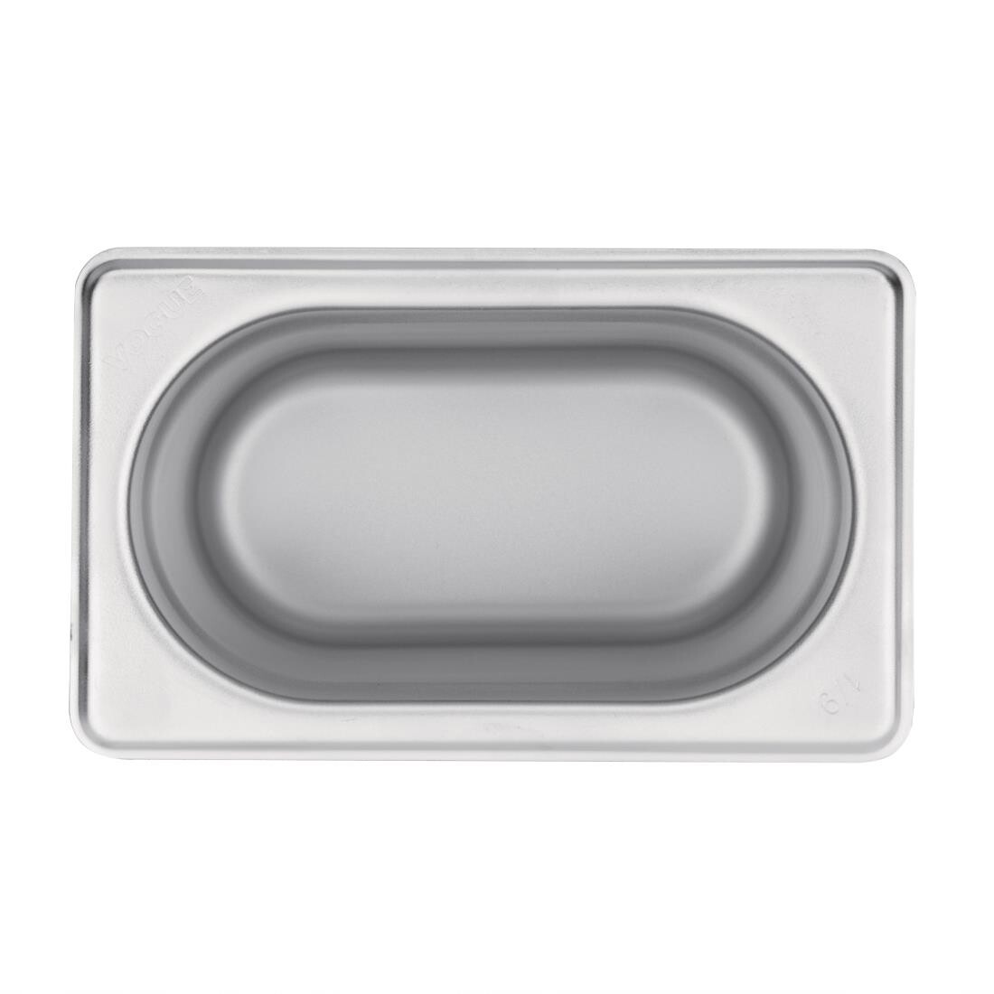Vogue Stainless Steel 1/9 Gastronorm Pan 150mm