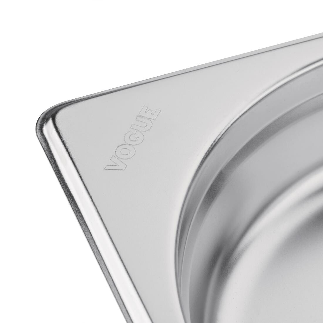 Vogue Stainless Steel 1/9 Gastronorm Pan 150mm