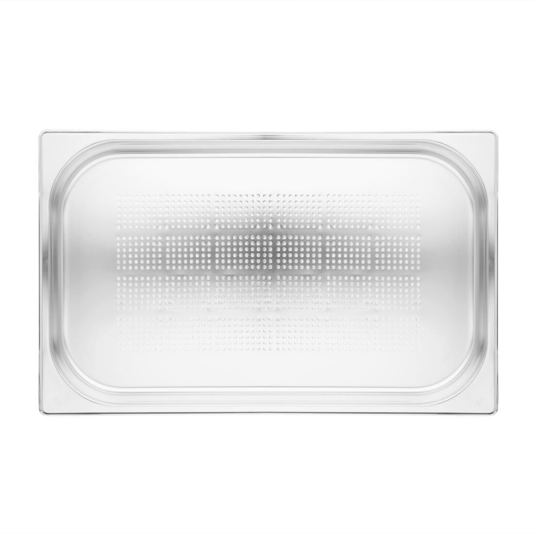 Vogue Stainless Steel Perforated 1/1 Gastronorm Pan 40mm
